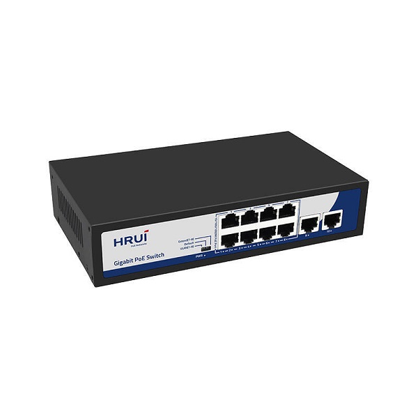 سوئیچ 8 پورت PoE گیگابیتی HRUI HR901-AFG-82N